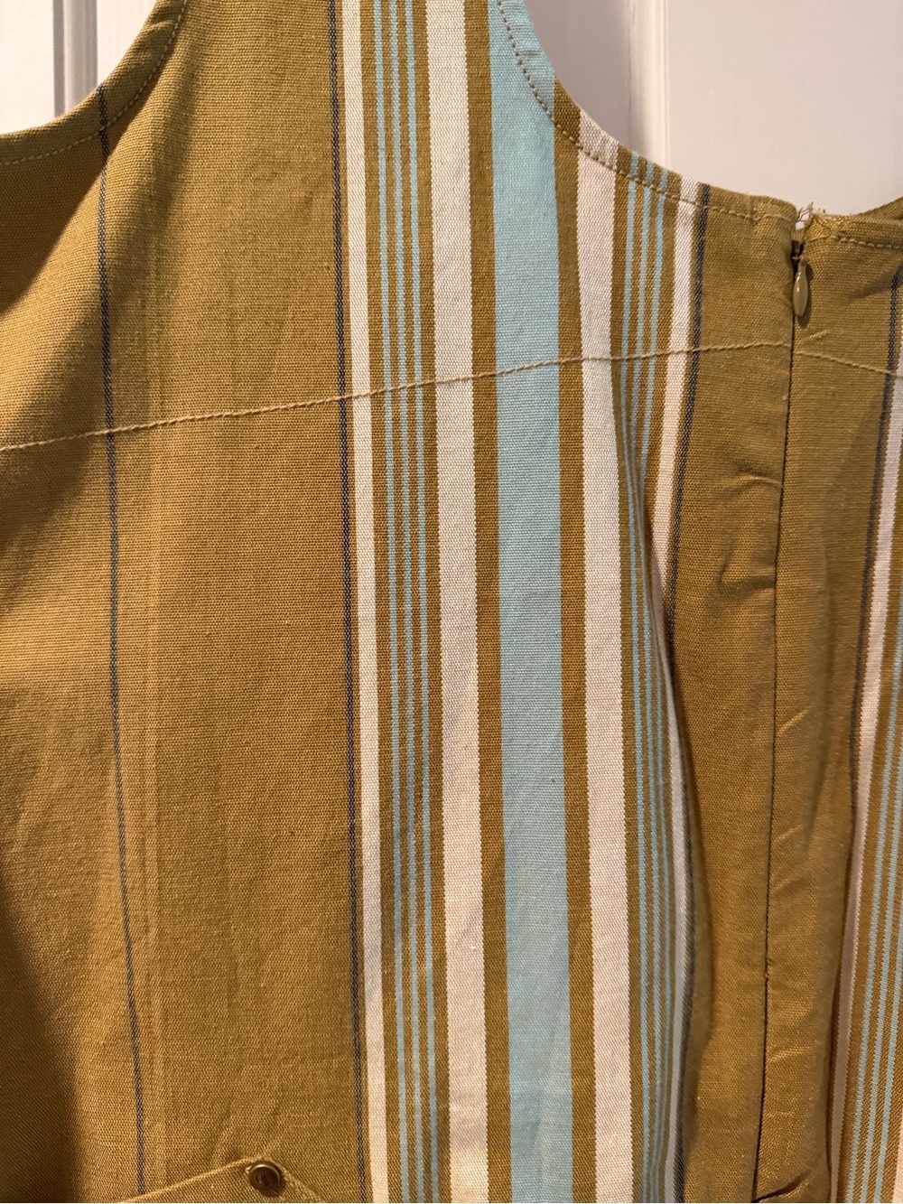 Pilcro Striped Olive Green One-Piece Jumper - Picture 3 of 9